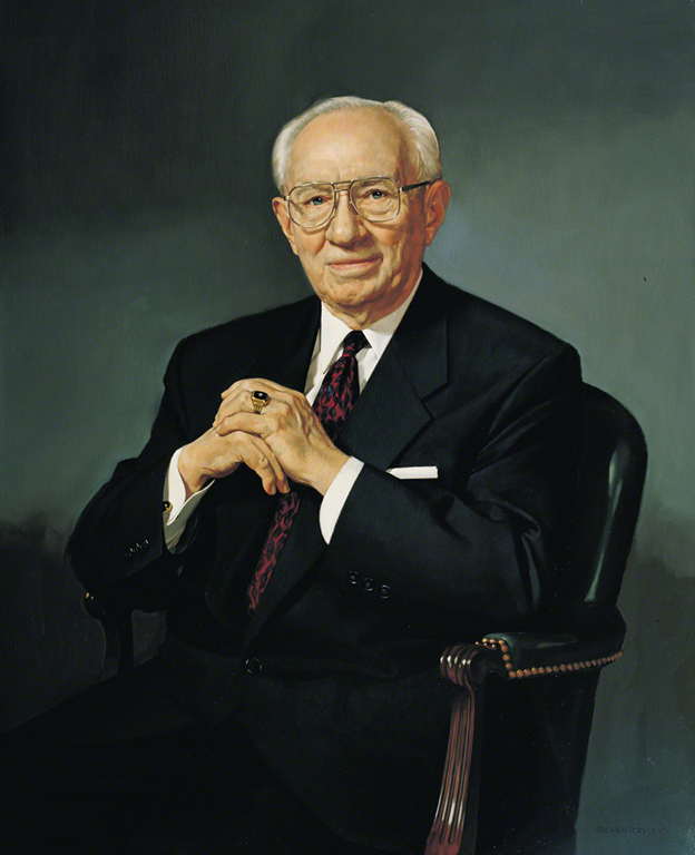 President Gordon B. Hinckley, 15th President of The Church of Jesus Christ of Latter-day Saints