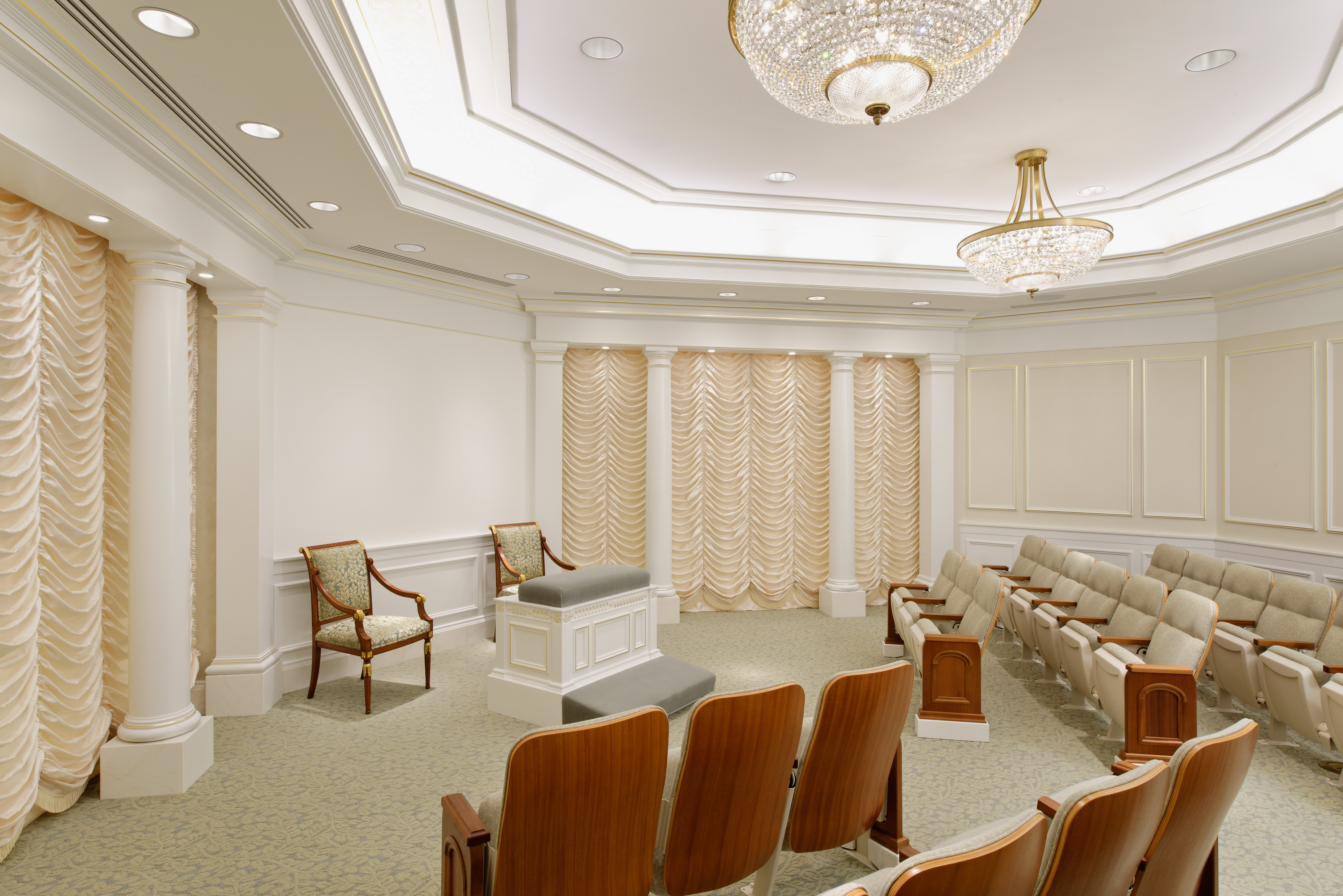 The Boise, Idaho Temple Ordinance Room