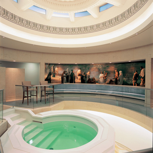 The Copenhagen, Denmark Temple Baptismal Font