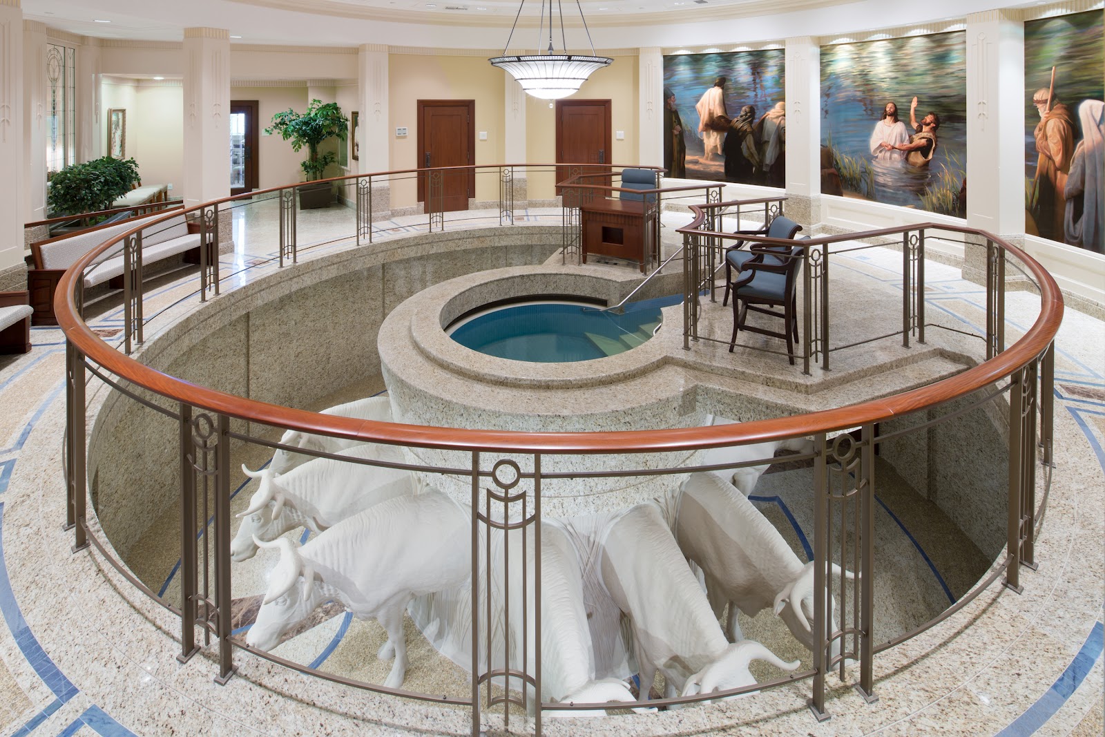 The Manaus, Brazil Temple Baptismal Font