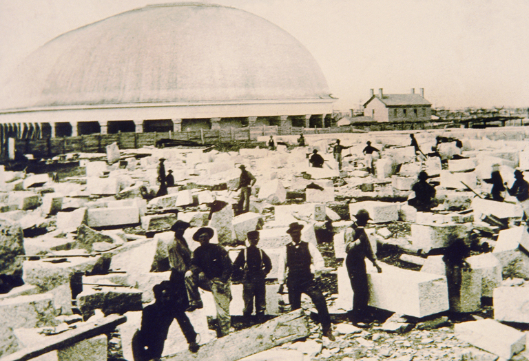 Construction on the Salt Lake Temple