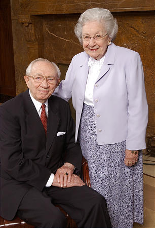 President Gordon B. Hinckley and Marjorie Hinckley